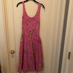 nooworks  Vacation dress in Bananas print